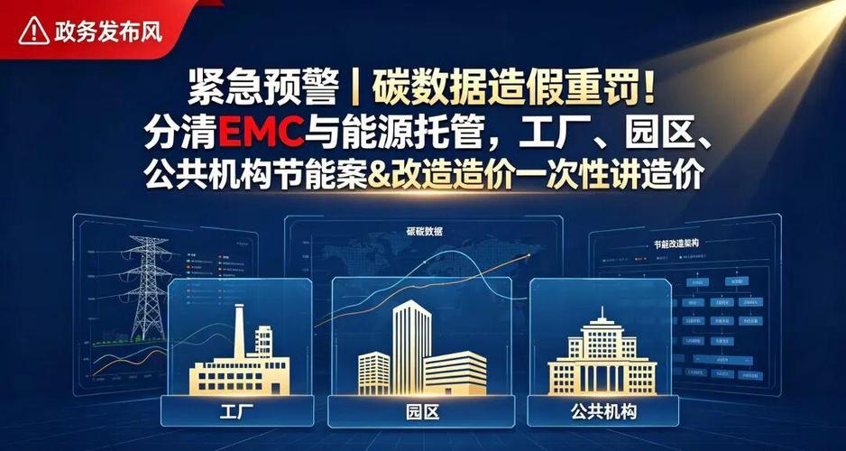 分清 EMC 与能源托管 工厂、园区、公共机构节能方案与改造造价及资产管理指南